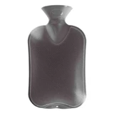 Fashy Hot Water Bottle, Double-Layer, Anthracite, 1 pc. (as is)