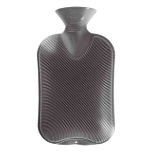 Bolsa de agua caliente Fashy, de doble capa, color antracita, 1 unidad (tal cual)