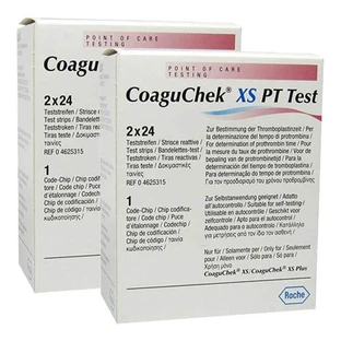 Coaguchek XS PT Test, 2 x 48 test strips