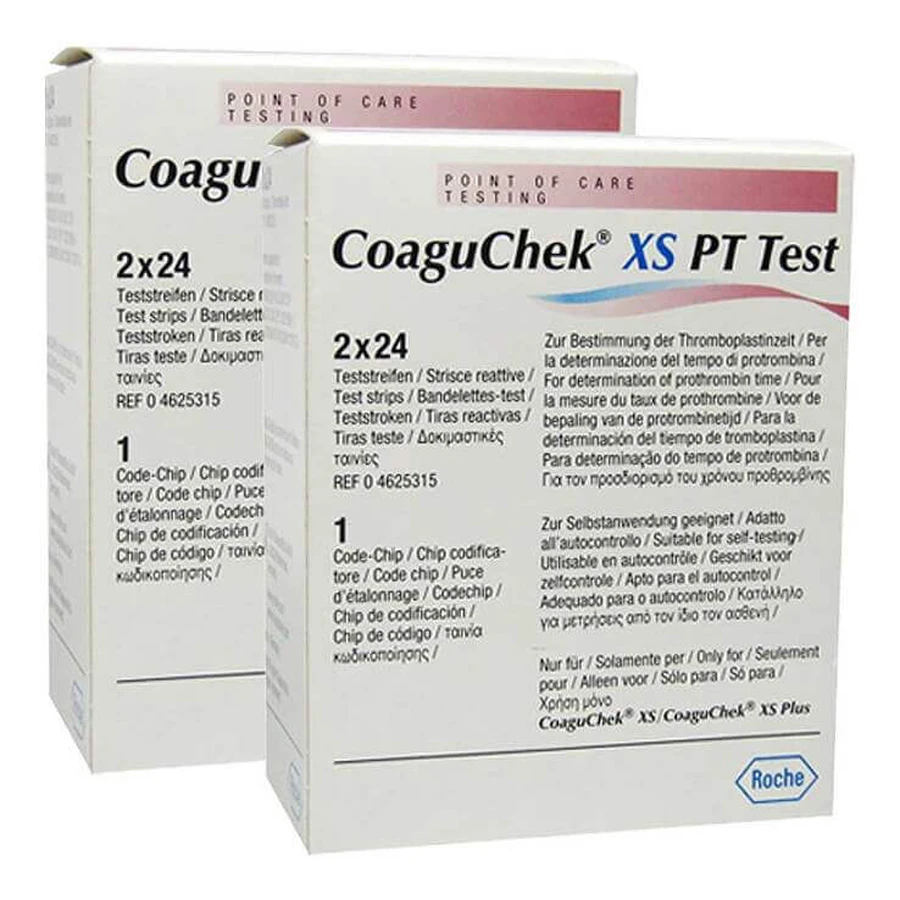 Coaguchek XS PT Test, 2 x 48 test strips