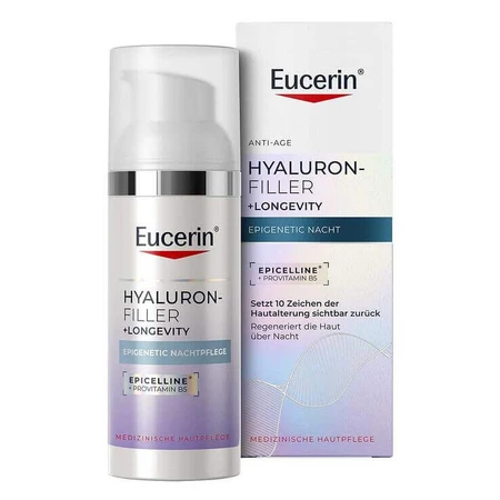 Eucerin Anti-Age Hyaluron-Filler Epigenetic Night, crema de noche de 50 ml