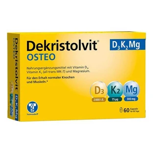 Dekristolvit Osteo D3K2 Mg Capsules, 60 capsules