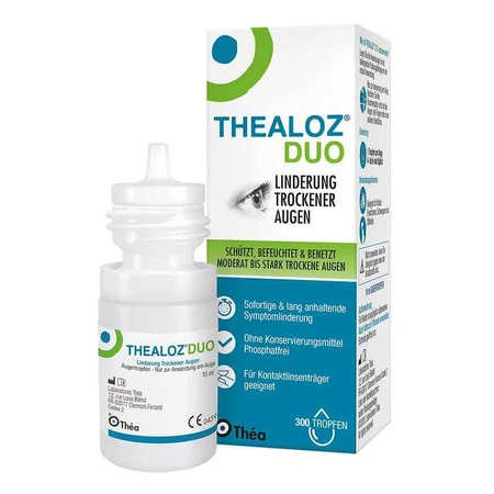 Thealoz® Duo Eye Drops, 3 x 10 ml eye drops