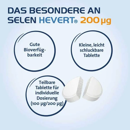Selenium Hevert 200 µg tabletten, 100 tabletten