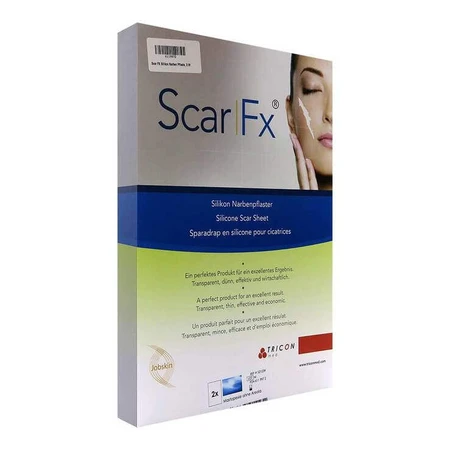 Scar FX Silikon Narben Pflaster Mastopexie ohne Areola, 2 St Pflaster