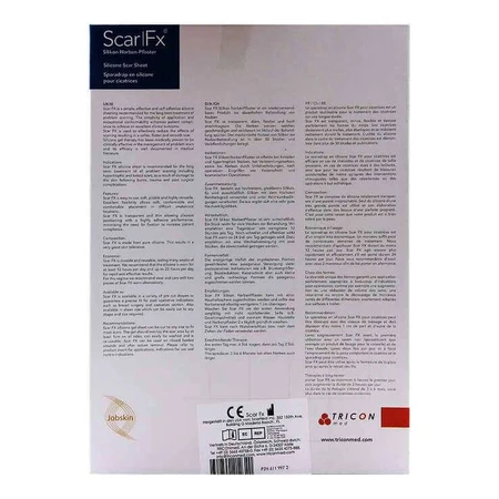 Scar FX Silikon Narben Pflaster Mastopexie ohne Areola, 2 St Pflaster