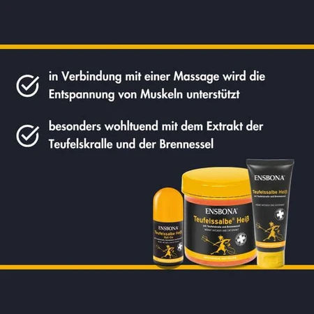 Ensbona Devil's Ointment (Hot), 3 x 200 ml zalf