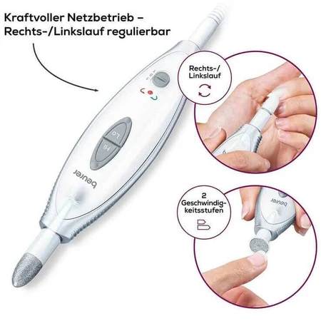 Beurer MP41 Manicure and Pedicure Set, 1 pc., as is