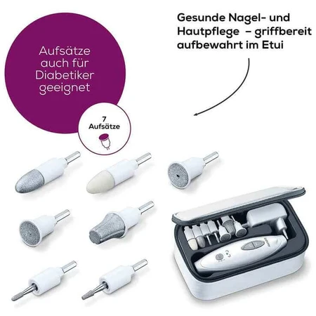 Beurer MP41 Manicure and Pedicure Set, 1 pc., as is