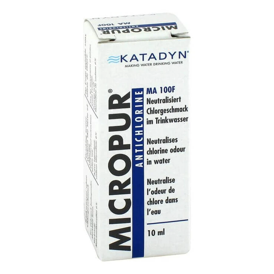 Micropur Antichlor MA 100F liquide, 10 ml de liquide