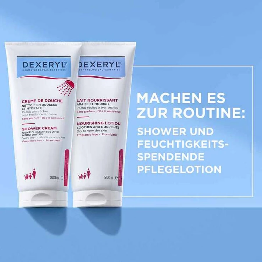 Dexeryl huidverzorgingslotion, 2 x 500 ml lotion