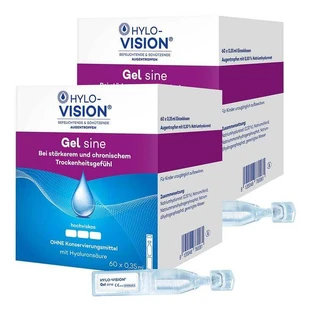 Hylo-Vision Gel met pipetten voor eenmalig gebruik, 2 x 60 x 0,35 ml oogdruppels