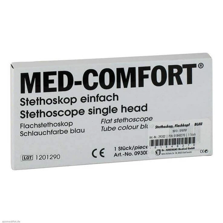 Stethoscope, flat-head, blue, 1 pc., as is