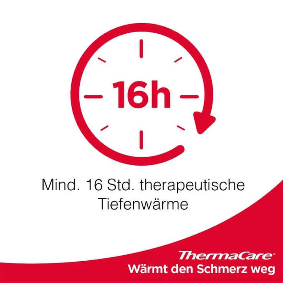 Thermacare Rückenumschläge S-XL zur Schmerzlinderung, 2x6 St