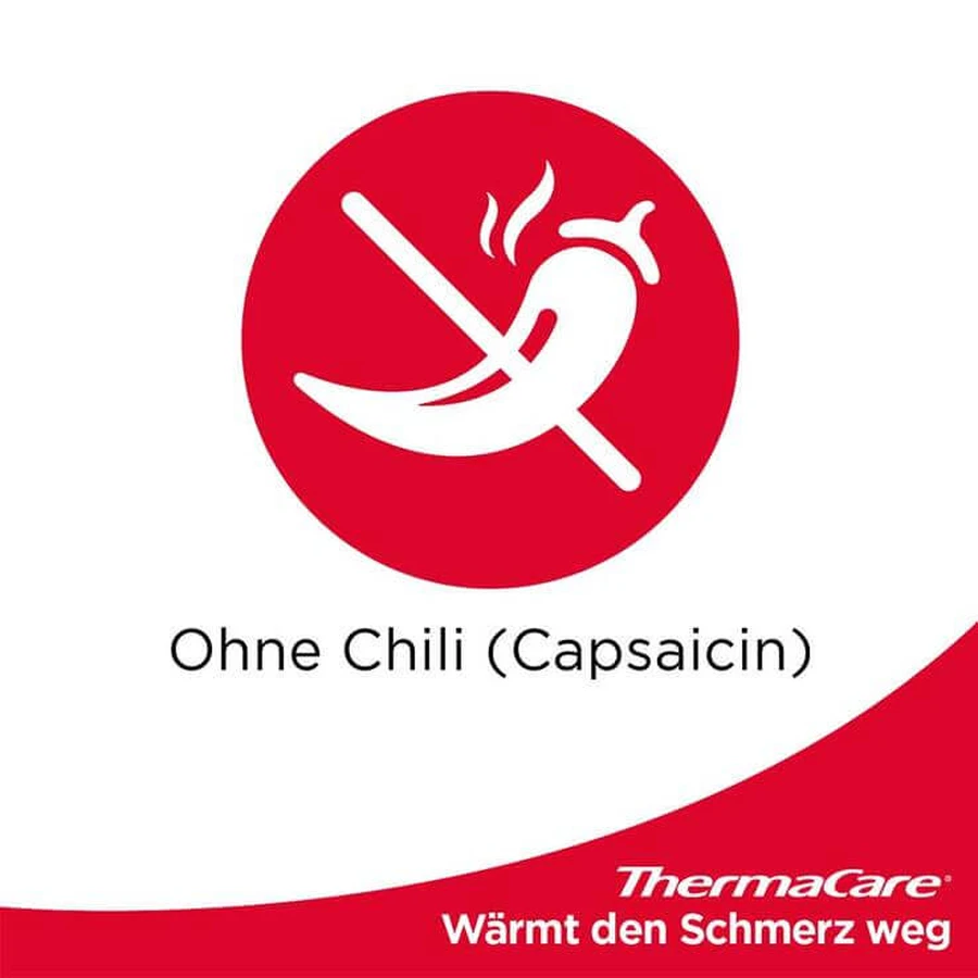 Thermacare Rückenumschläge S-XL zur Schmerzlinderung, 2x6 St
