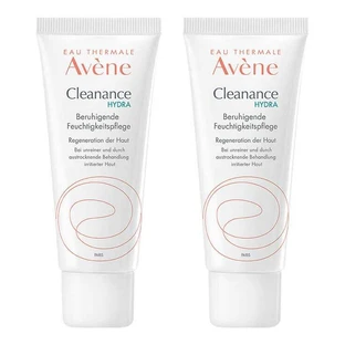 Avene Cleanance Hydra Soothing Moisturizer, 2x40 ml cream