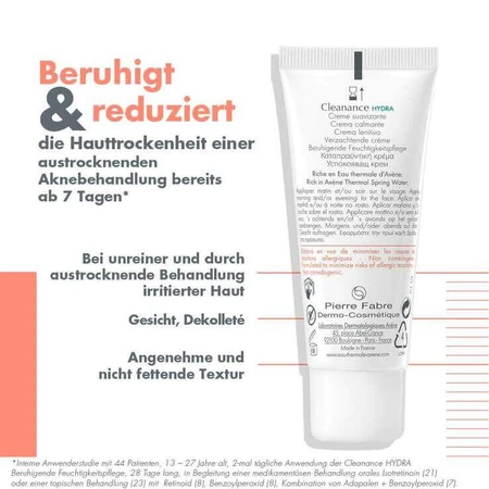 Avene Cleanance Hydra Soothing Moisturizer, 2x40 ml cream