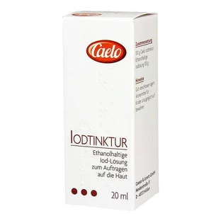 Tintura de yodo Caelo, frasco de 20 ml