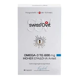 Swissovit Omega-3 TG 600 mg Fish Oil EPA + DHA Capsules, 30 Capsules