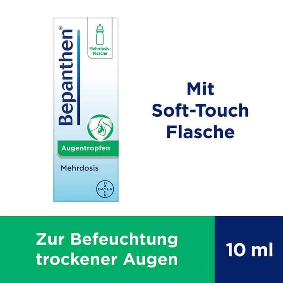 Bepanthen Eye Drops, 2x20x0.5 ml eye drops