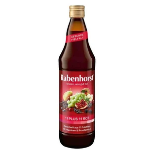 Rabenhorst 11 Plus 11 Suc multivitaminic cu fructe, roșu, 700 ml suc