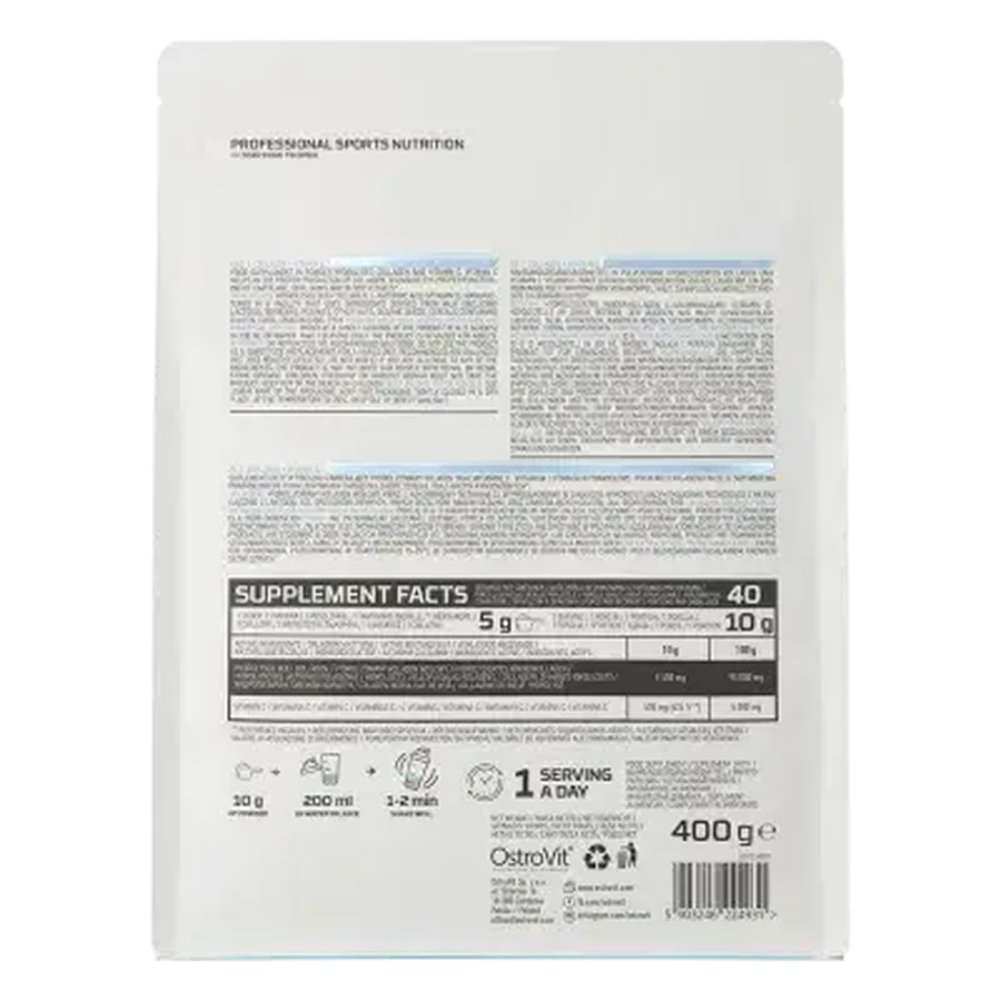 Collagen + Natural Vitamin C, 400 g, OstroVit