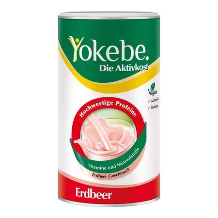 Poudre Yokebe à la fraise NF2024 (Allemagne), 500 g de poudre