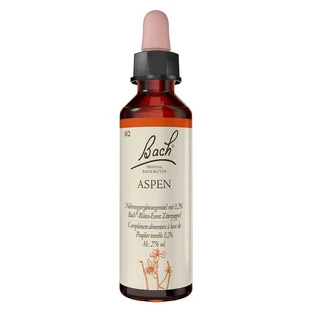 Remedios florales de Bach n.º 2 Aspen, gotas, 20 ml