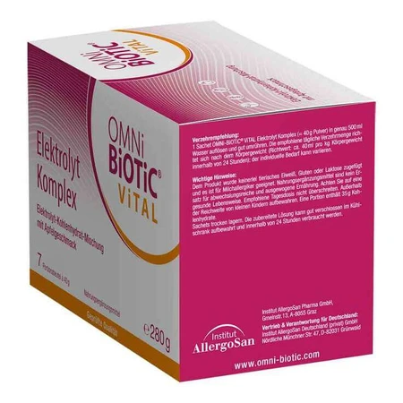 Omni Biotic Vital Electrolyte Complete Apple Powder, 40 g Powder