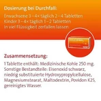 Hevert houtskooltabletten, 60 tabletten