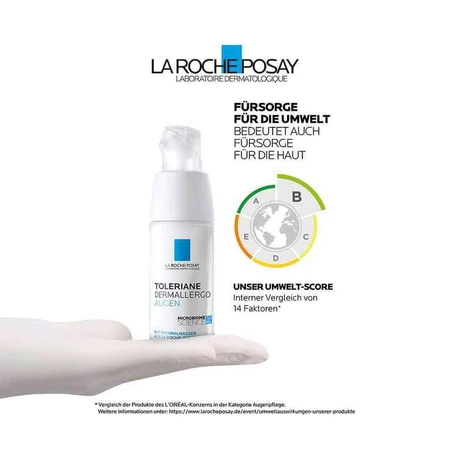 La Roche-Posay Toleriane Dermallergo oogcrème, 2 x 20 ml