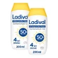 Gel de protección solar Ladival para piel sensible SPF 50+, 2 x 200 ml de gel