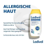 Gel de protección solar Ladival para piel sensible SPF 50+, 2 x 200 ml de gel