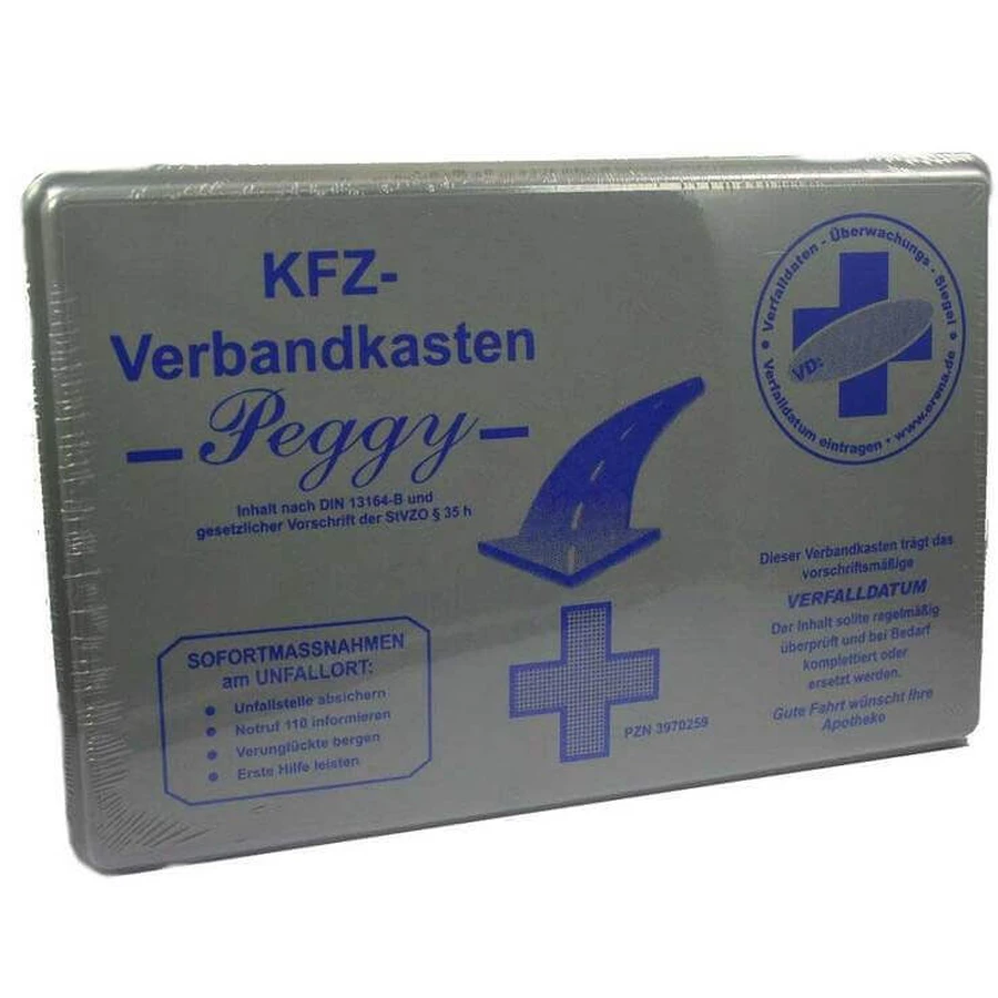 SENADA® Peggy Silver EHBO-set voor in de auto, 1 stuk, in de staat waarin het zich bevindt
