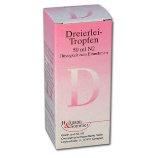 Trois types de flacons compte-gouttes, flacons de 50 ml