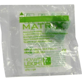 Howard Leight Matrix Green Earplugs, 2 pcs. (assorted)