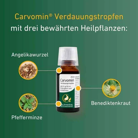 Carvomin Digestive Drops, 50 ml Oral Solution
