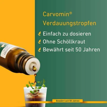 Carvomin Digestive Drops, 50 ml Oral Solution