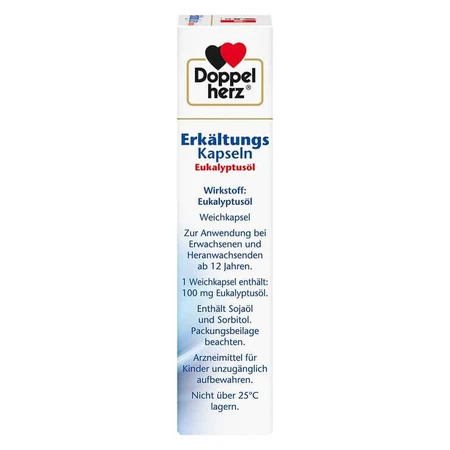 Doppelherz Erkältungskapseln Eukalyptusöl, 40 St Weichkapseln