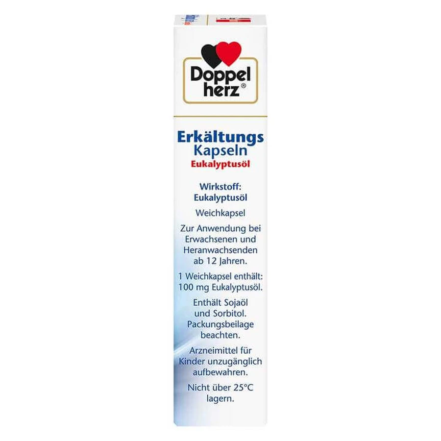 Doppelherz Erkältungskapseln Eukalyptusöl, 40 St Weichkapseln