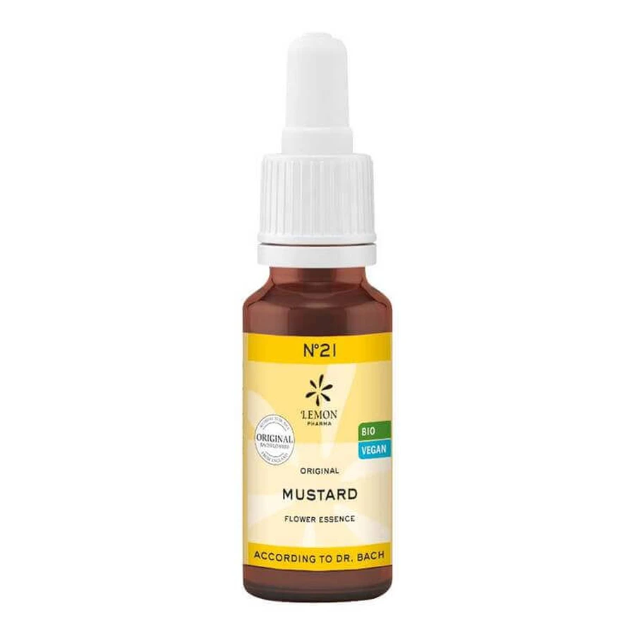 Bachbloesemremedie nr. 21 Mosterd, biologisch, 20 ml, n.v.