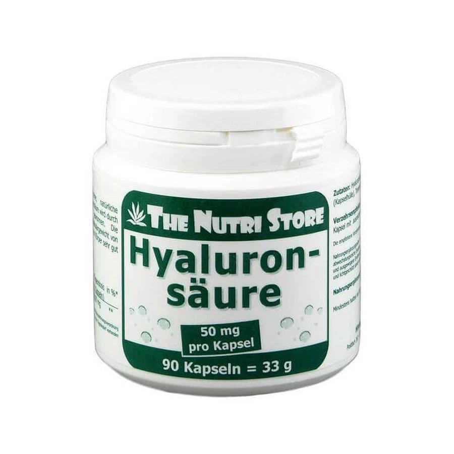 Hyaluronic Acid 50 mg, 90 capsules
