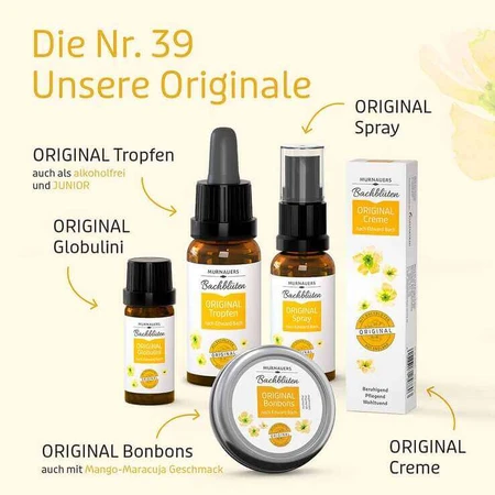 Caramelle ai fiori di Bach originali Murnauer, basate sulle formule del dottor Bach, 50 g di caramelle