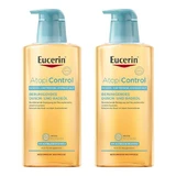 Eucerin AtopiControl douche- en badolie, 2 x 400 ml douchegel