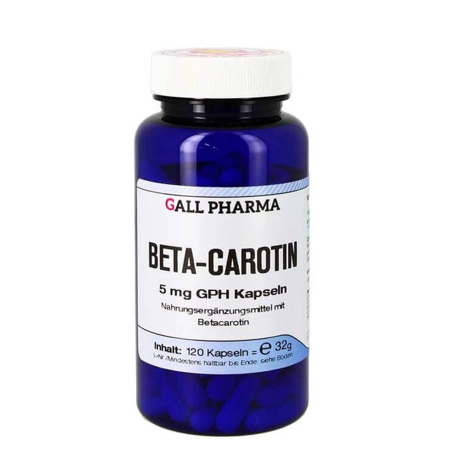 Beta-Carotene 5 mg GPH Capsules, 120 Capsules