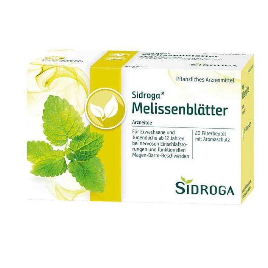Sidroga Melissenblätter Tee Filterbeutel, 20X1.5 g Tee