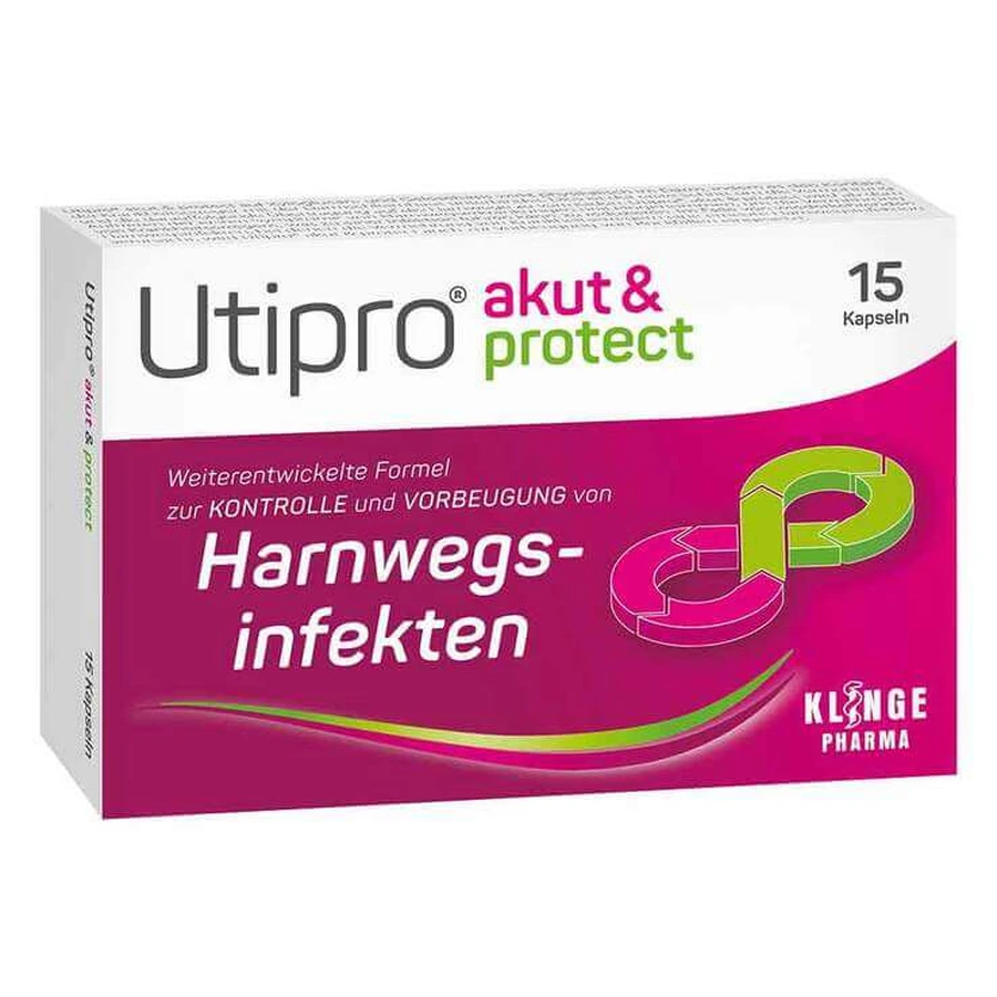 Cápsulas Utipro® Acute & Protect, 15 cápsulas duras