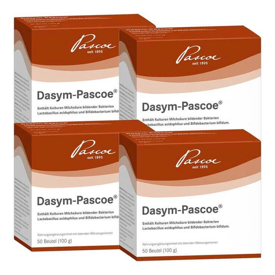 Dasym Pascoe pulbere, 4 x 50 x 2 g pulbere