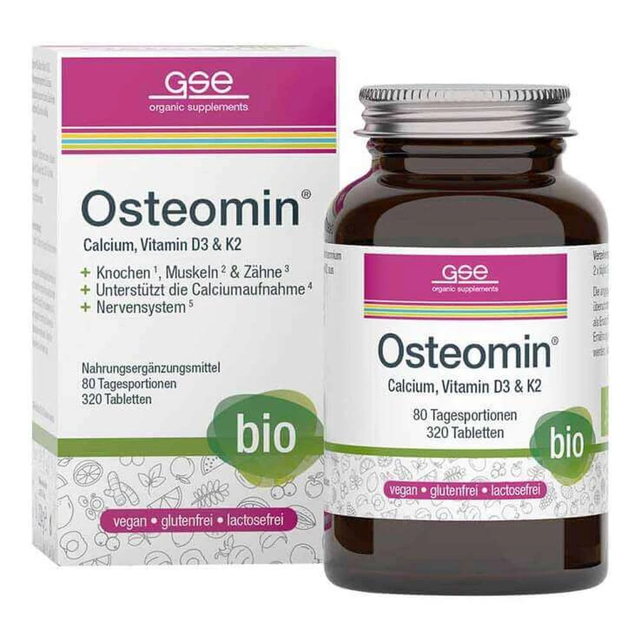 Osteomin Bio Calcium Vitamin D3 & K2 Tabletten, 320 St Tabletten