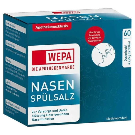 WEPA-neusspoelzout, 20 x 2,95 g zout